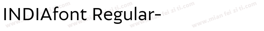 INDIAfont Regular字体转换